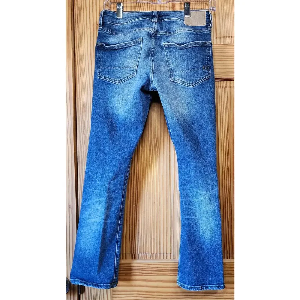 Aeropostale Slim Straight‎ Distressed Jeans Size 27x28 Blue